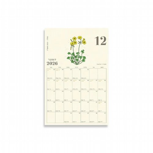 ��� ��� ������ 2026-2027 - Israeli Wildflowers